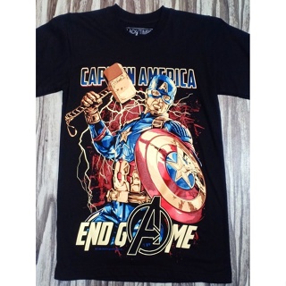 BT139 CAPTAIN AMERICA STEVE RODGERS END GAME MARVEL UNIVERSE AVENGERS HERO MOVIE ORIGINAL BLACK TIMBER COTTON T-SHI_08