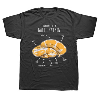 Anatomy of Ball Python Funny Snake Lover T Shirts Graphic Cotton Streetwear Short Sleeve Birthday Gifts Summer Styl_01