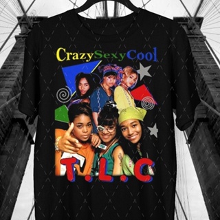 เสื้อผ้าผชTlc เสื้อยืด พิมพ์ลาย crazy sezy cool สไตล์ฮิปฮอป วินเทจ สําหรับผู้ชาย&amp;amp;#เสื้อยืด ลาย BYTE DJAC 39s สําหรับ