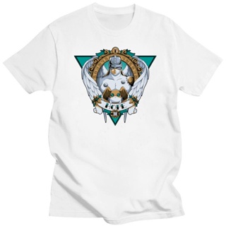 Hip Hop Comic Gothic Halloween Gift Digimon Patamon And Angemon Hope Digital Print Vintage Childish T Shirt_11