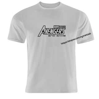 Avengers: Endgame (Code:1) Logo Custom Tshirt Tee Shirt WHITE COLOR (S-3XL)_08