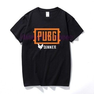 [ขนาด: S-5XL]เเสื้อวันพีช - เสื้อยืดโลโก้PUBGสุดเท่แฟชั่นเกมร้อนPlayerunknownBattlegroundsผู้ชนะอาหารค่ําไก่ผู้ชา_03