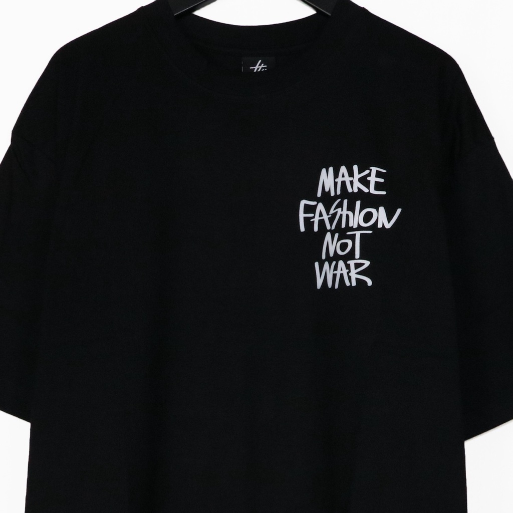 make-fasion-not-war-เสื้อยืดแขนสั้น-urthe