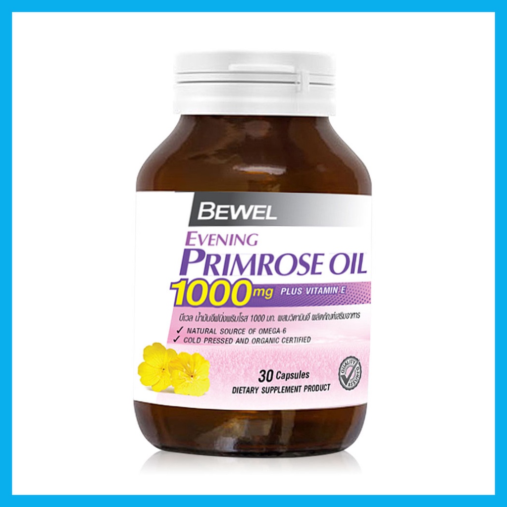 ภาพสินค้าBewel Evening Primrose Oil 1000mg Plus Vitamin-E 30 Capsules. จากร้าน konvy_officialshop บน Shopee ภาพที่ 3