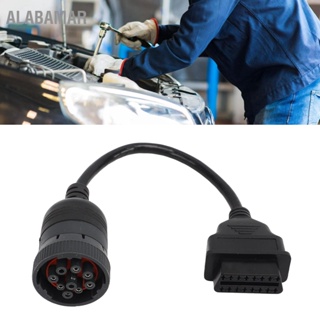 ALABAMAR รถบรรทุกวินิจฉัยอินเทอร์เฟซอะแดปเตอร์ 16 Pin OBD2 9 Adapter Cable เครื่องมือวิเคราะห์รถยนต์