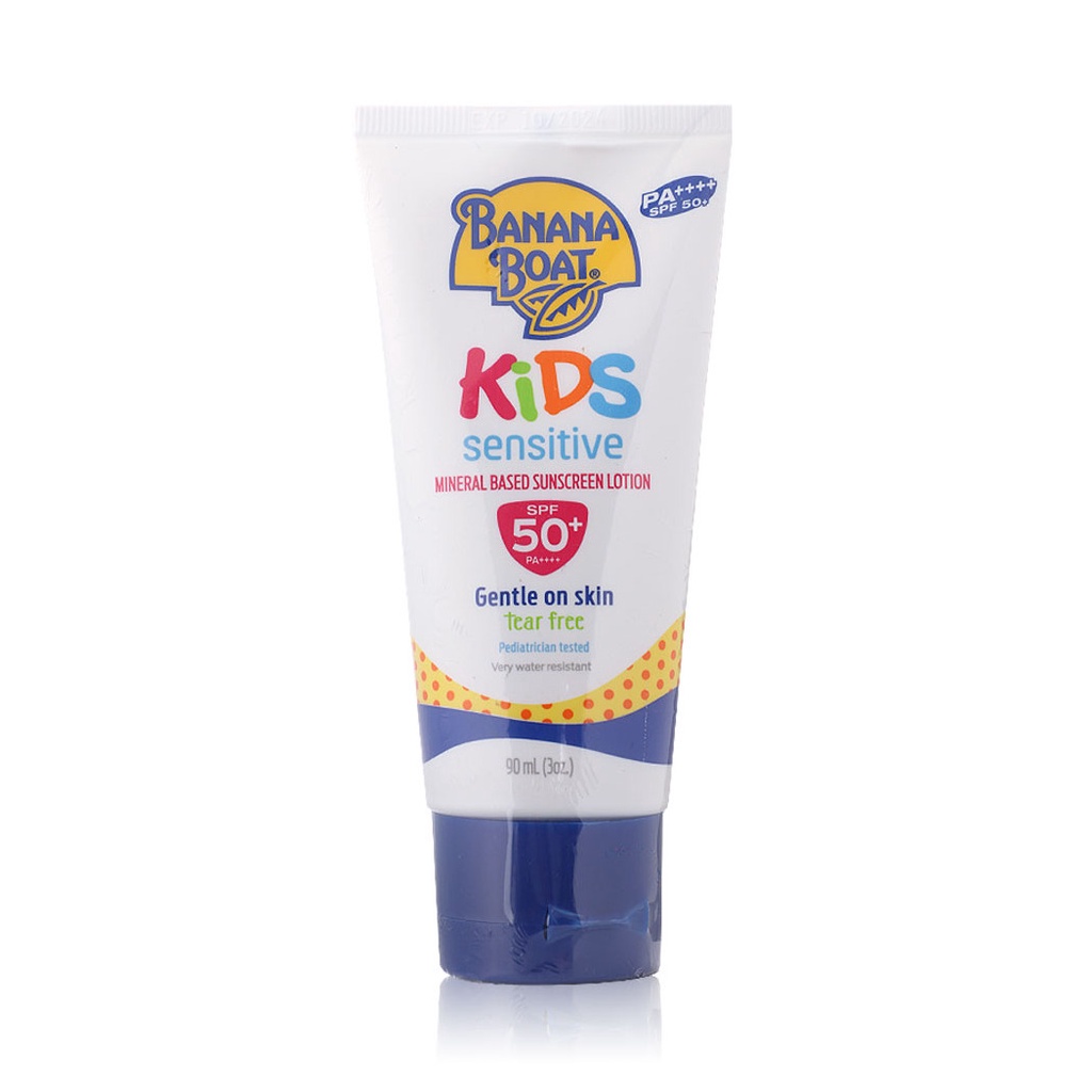 banana-boat-kids-sensitive-mineral-based-sunscreen-lotion-spf50-pa-90ml-บานาน่าโบ๊ท-โลชั่นกันแดดสำหรับเด็ก