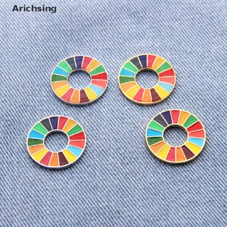 &lt;Arichsing&gt; เข็มกลัด ลาย Enamal 17 สี เพื่อการพัฒนาที่ยั่งยืน SDGs Pin ลดราคา