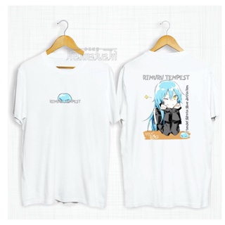 PRIA T-shirt Anime TENSEI SHITARA SLIME DATTA KEN Rimuru Tempest Style T-shirt Distro Men Women Cotton Combed 30s O_01