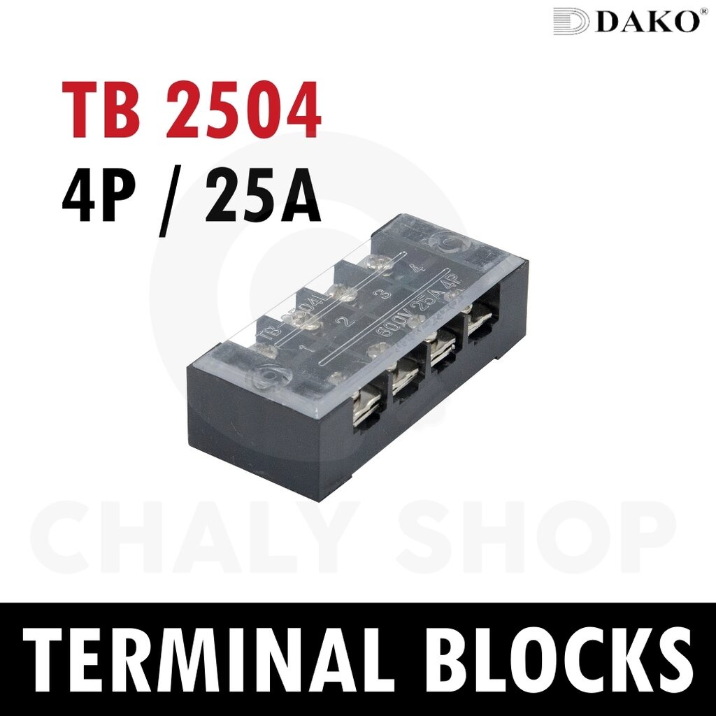 dako-tb-2504-4p-25a-เทอร์มินอล-terminal-blocks