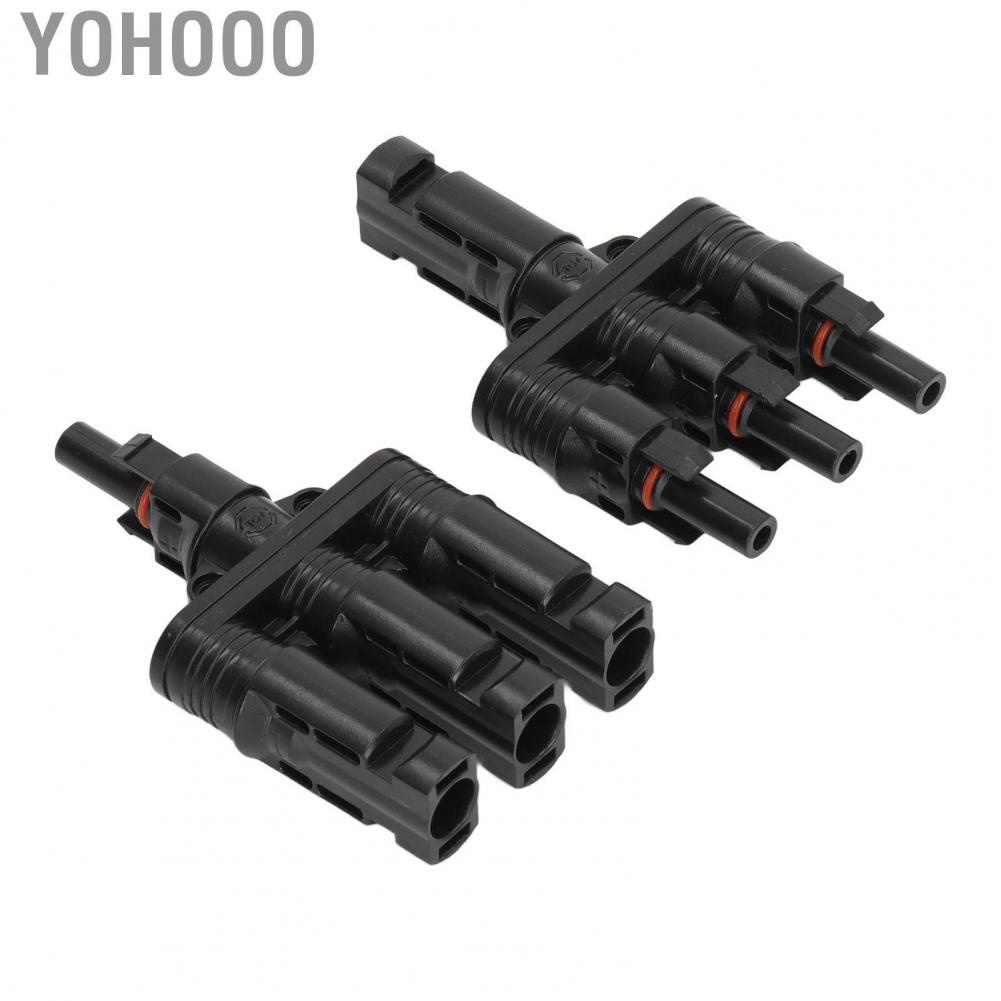 Yohooo 1000VDC Solar Panel Connectors PPO Copper Tin Plating ...