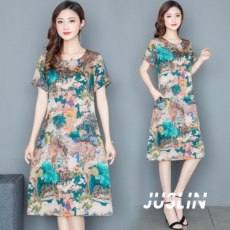 juslin-เดรส-ชุดกระโปรง-long-dress-ชุดเดรสเกาหลี-2023-new-ลายดอกไม้-ins-chic-trendy-fashion-a22m0lp-37z230910