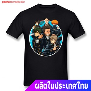 gothic เสื้อยืดกีฬา Charactersstudio 2021 Shinsengumi เสื้อยืดผ้าฝ้ายพิมพ์ลาย Gintama แฟชั่นผู้ชาย Discount Short s_07