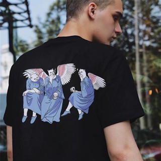 Ripndip bitch เสื้อยืดแขนสั้น คอกลม พิมพ์ลายแมว ทรงหลวม ใส่สบาย สําหรับผู้หญิง