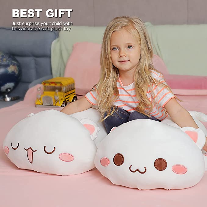 มีสินค้า-หมอนตุ๊กตาแมวน่ารัก-นอนกอดได้-35-50-65-ซม-สีเทา-สีขาว