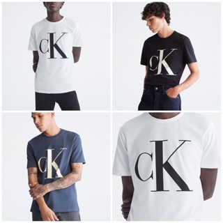 เสื้อยืด Calvin klein New Signature tees ของแท้ 100%