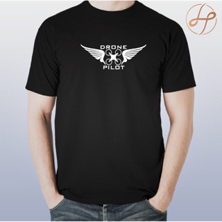 ขายดี เสื้อยืดผ้าฝ้าย พิมพ์ลาย Drone Pilot Drpnie JKhokp79LJdecg20 สําหรับผู้ชาย