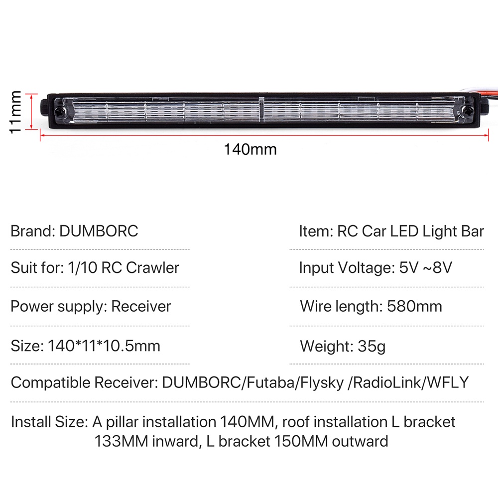 dumborcrc-ชุดไฟ-led-สเกล-1-10-หลากสี-อุปกรณ์เสริม-สําหรับรถไต่หินบังคับ-jeep-wrangler-1-10