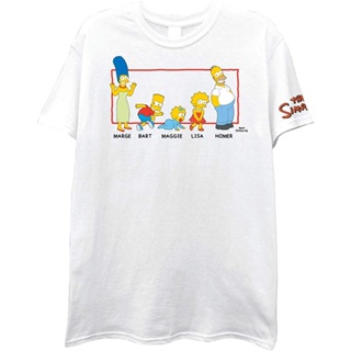 เสื้อยืดผ้าฝ้ายพิมพ์ลายเสื้อยืด พิมพ์ลาย The Simpsons Bart Simpson สไตล์คลาสสิก สําหรับผู้ชาย S-4XL_07
