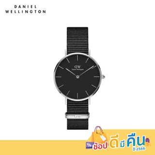 (ทักแชทรับโค้ด) Daniel Wellington นาฬิกาข้อมือ Petite Cornwall S Black 32มม สีดำ
