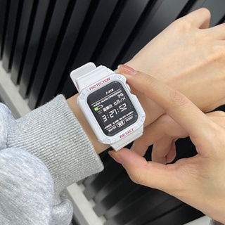 สายนาฬิกาข้อมือ กันน้ํา สําหรับ Apple Watch Series 8 7 6 SE 5 4 3 2 1 ขนาด 42 44 45 มม. 38 40 41 มม.
