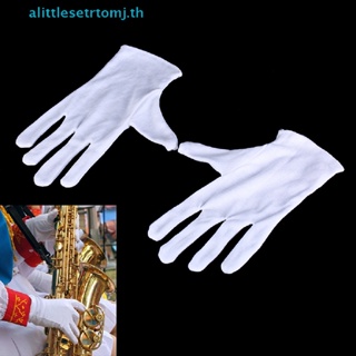 Alittlese ถุงมือ สีขาว 1 5 10 คู่ TH