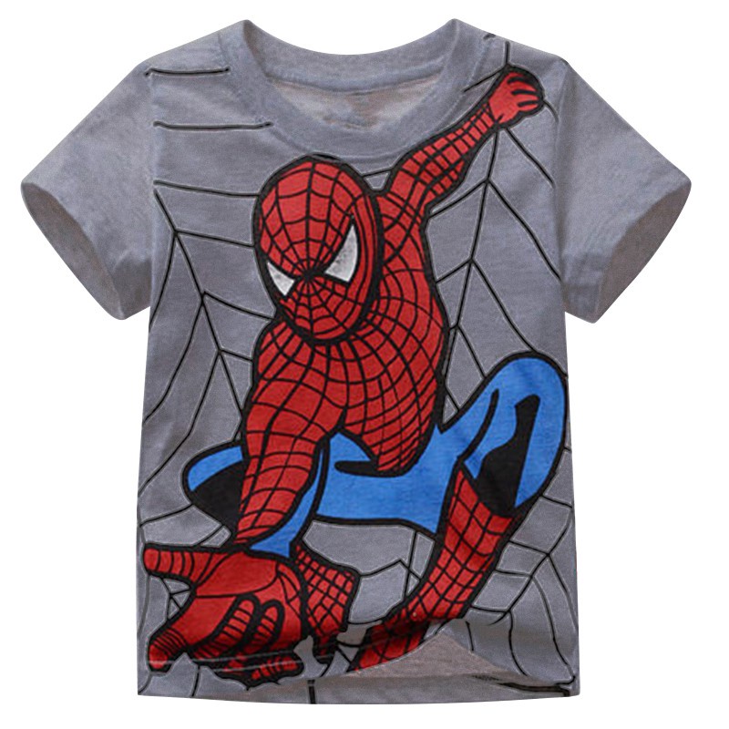 baju-spiderman-budak-lelaki-spiderman-print-short-sleeve-boys-kids-toddler-spiderman-tshirt-08