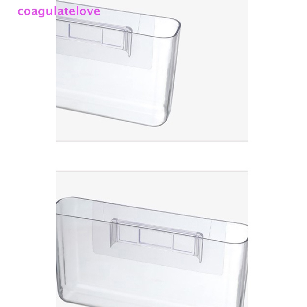 coagulatelove-กล่องเก็บของติดผนัง-แบบใส-ไม่ต้องเจาะผนัง-สําหรับข้างเตียง-ขายดี