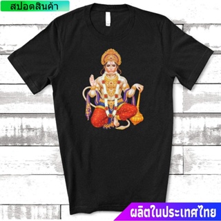 เสื้อยืดผู้ ประเทศไทย หนุมาน พระพุทธเจ้า เทพเจ้าลิง Shirt Yoga Tshirt, Hanuman Jayanti Hindu God Tshirt, Lord Of Celibac