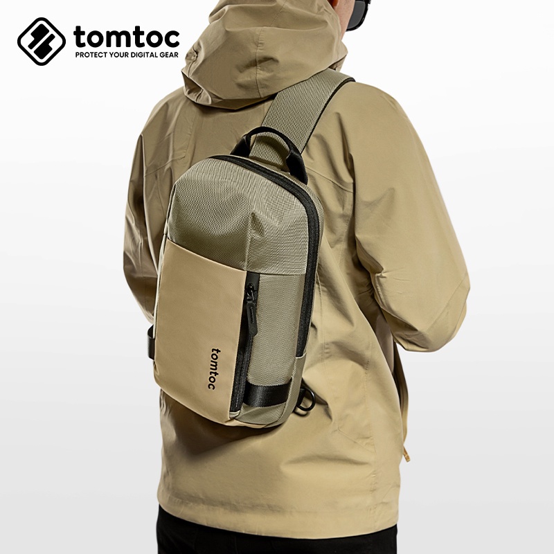 Original Tomtoc Chest bag Messenger bag Crossbody bag large capacity
