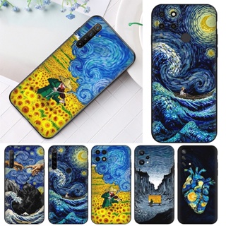 เคสโทรศัพท์มือถือ แบบนิ่ม ลาย Van Gogh สําหรับ Realme C25 C25Y C25S C35 C30 C30S C31 C33