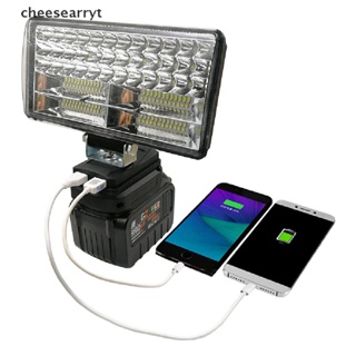 Chee ไฟฉายสปอตไลท์ LED 18V สําหรับ Makita BL1430 BL1830 Lithium Bat EN