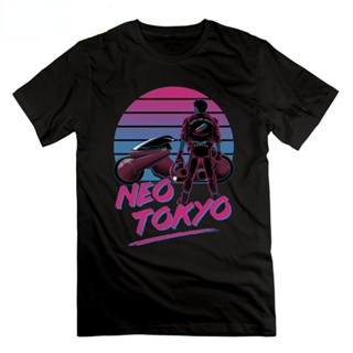 ยินดีต้อนรับสู่ Neo Tokyo ผู้ชายเสื้อยืด Akira Shotaro Kaneda รถจักรยานยนต์ T เสื้อแขนสั้น O คอ Tees Hotsale Dropshippin