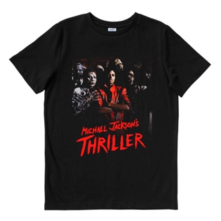 Michael JACKSON THRILLER | เสื้อยืด พิมพ์ลายวงดนตรี | เพลงเมอร์ช | Unisex | เสื้อยืด | เสื้อยืด พิมพ์ลายดนตรี | ป๊อปป๊อป