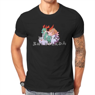 Cute T-Shirt Dracomon Lopmon Digimon And Mens Culumon Enchilada Tee Short Sleeve_11