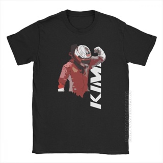►◆▥Kimi Raikkonen T Shirt Man Summer Style Tops Hip Hop Legend Icon Racing Motor Car T-Shirt Crew Ne_04