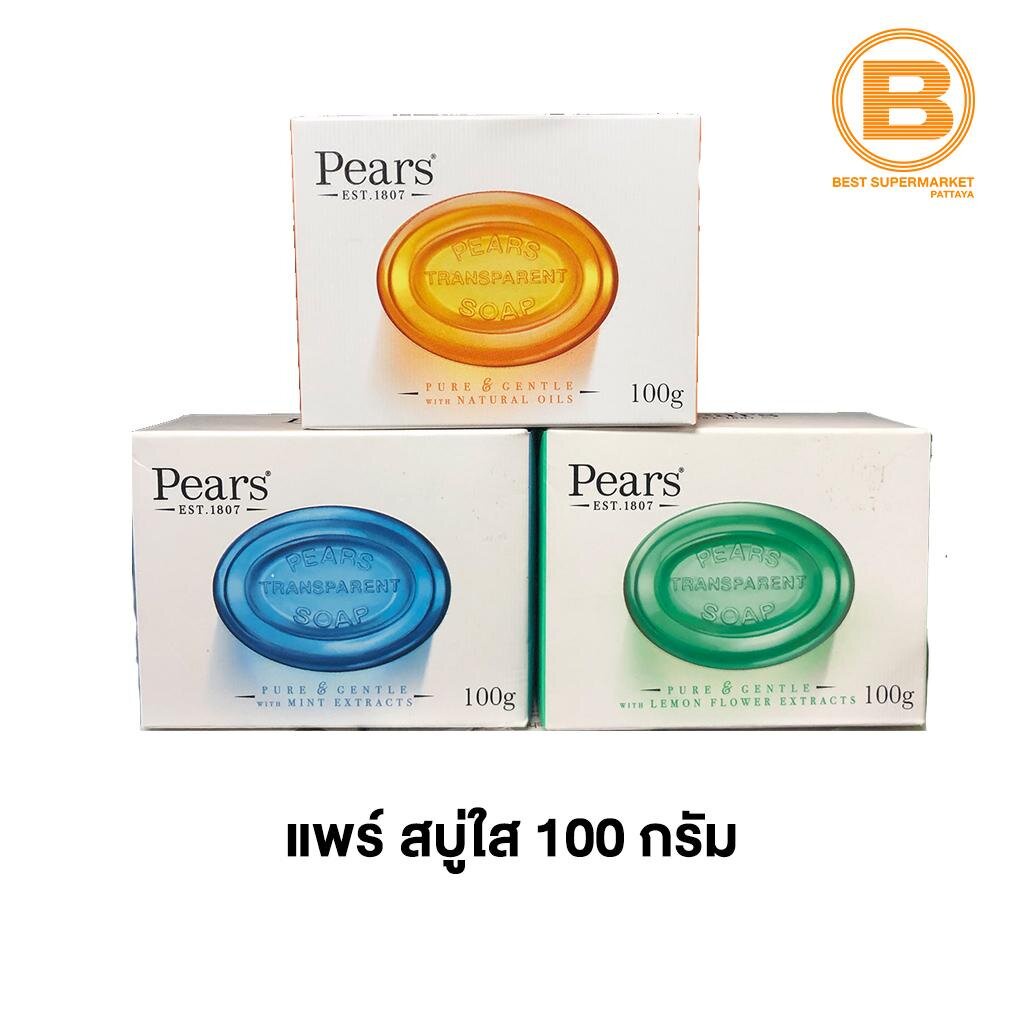 แพร์-สบู่ใส-100-กรัม-pears-transparent-soap-100-g