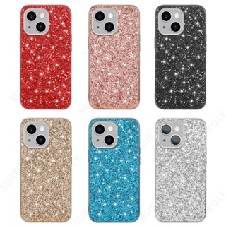 iPhone 14 Plus 13 Pro Max Mini 14Pro 13Pro 13Mini 14Plus 14ProMax 13ProMax Glitter Shine Case Hard Plastic Panel Back Cover Anti Fall Protection Bling Mobie Phone Casing