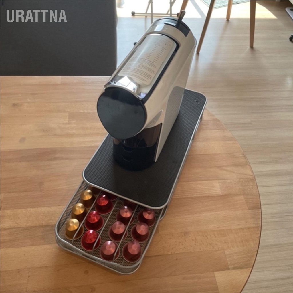 urattna-ลิ้นชักใส่แคปซูลกาแฟ-40-ชิ้นชั้นวางกาแฟแคปซูลแบบถือได้ที่วางลิ้นชักกาแฟ