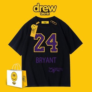New Hot Drew Bryant T-shirt short-sleeved No. 24 commemorative shirt summer basketball team uniform black Mamba mal_03