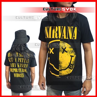 Smiley Nirvana Grunge T-shirt 100% premium cotton by Culturesyok_03