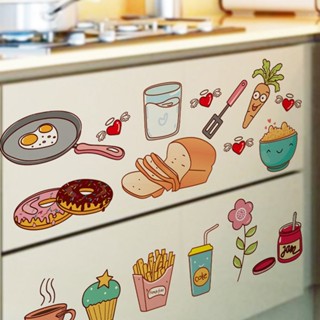 Wall Sticker PVC Decal Cabinet Waterproof Cartoon Craft DIY Door Home Kitchen