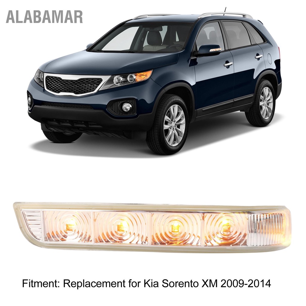 alabamar-กระจกมองข้าง-led-ไฟเลี้ยวเปลี่ยนไฟสัญญาณสำหรับ-kia-sorento-xm-2009-2014