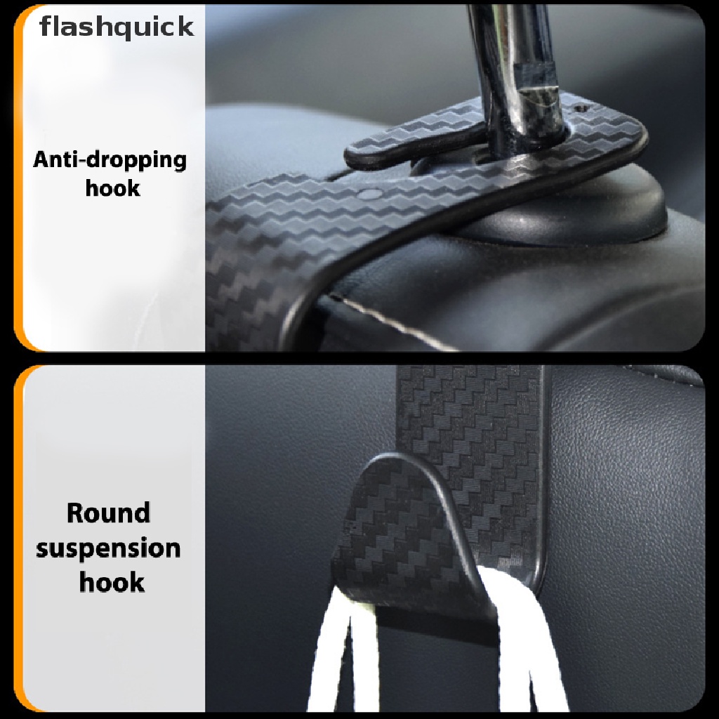 flashquick-1-ชิ้น-สากล-ตะขอหลังเบาะรถ-อุปกรณ์เสริมในรถยนต์-ที่แขวนภายใน-ที่เก็บของ-ดี