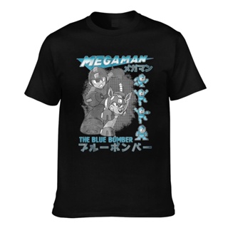 Top Quality Blue Bomber Rokkuman Beat Dog Creative Printed Cool Tshirt_02