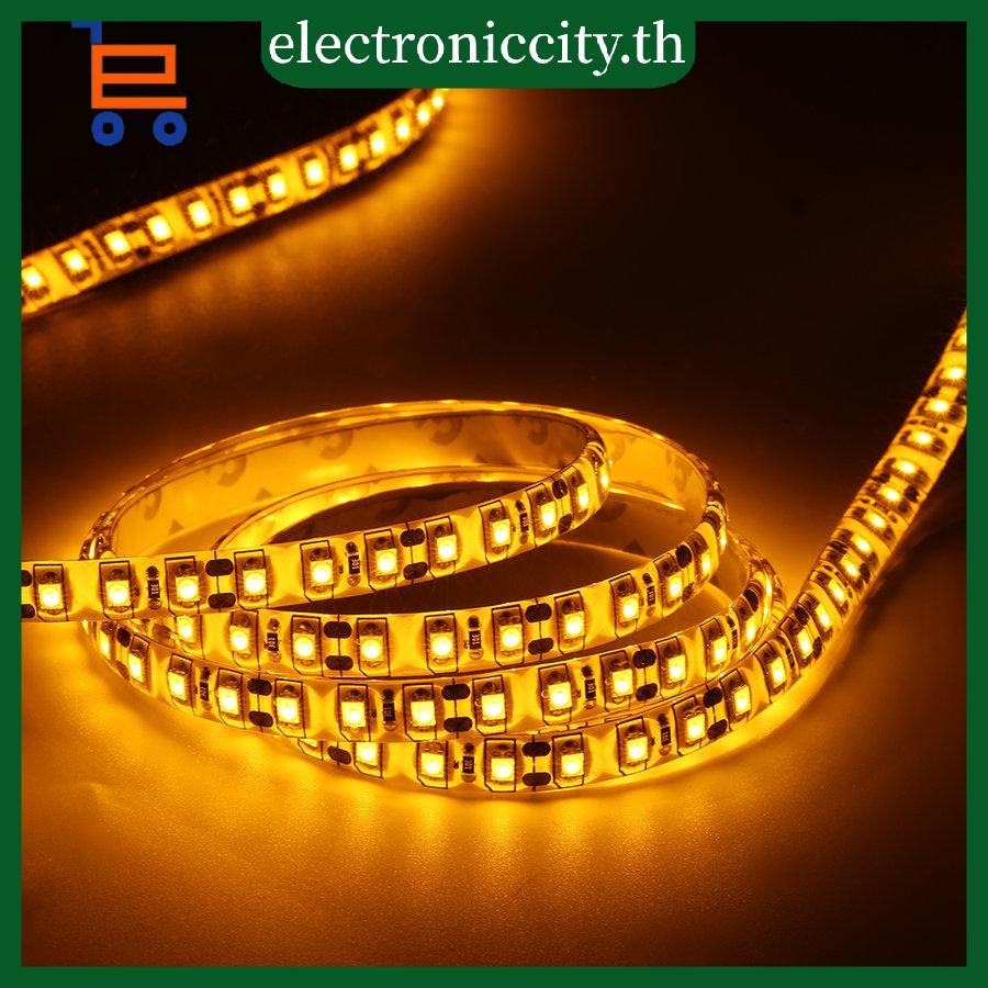 สายไฟ-led-3528-smd-12v-600-ดวง-สีเหลือง-กันน้ํา-5-เมตร-สําหรับติดรถยนต์