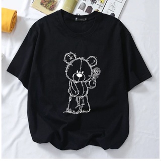 &lt;myBHAJU&gt; T-shirt ootd teddy bear klasik grafik street wear perempuan lelaki women TSHIRT COTTON BAJU WANITA/OVERSI_02