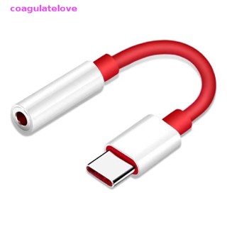 Coagulatelove อะแดปเตอร์แจ็คหูฟัง Usb Type c เป็น 3.5 มม. สําหรับ One Plus 7 Usb-c [ขายดี]