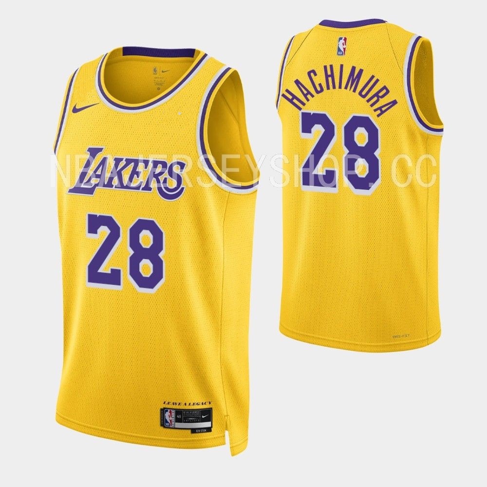 648-los-angeles-lakers-2022-23-เสื้อกีฬาแขนสั้น-ลายทีม-rui-hachimura-สีเหลือง-28