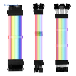 [ElectronicMall01.th] สายเคเบิลต่อขยาย PSU RGB ATX 24Pin PCIe GPU Dual Triple 8-Pin