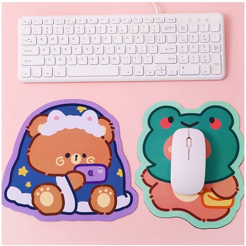 แผ่นเม้าส์-mouse-pad-แผ่นรองเมาส์-ลายการ์ตูน-น่ารัก-น่าใช้งาน-เหมาะกับสาวออฟฟิศ